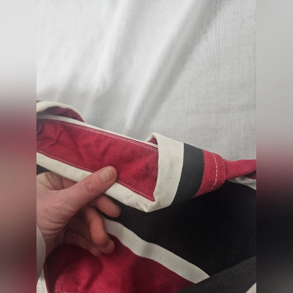 VINTAGE Mens Wrangler BRUSHPOPPER PEARLSNAP BLACK RED WHITE SIZE XXL - Picture 10 of 10